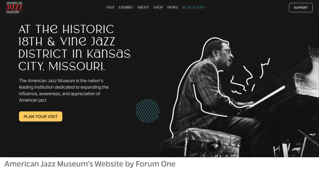 American Jazz Museum Website - Davey Awards