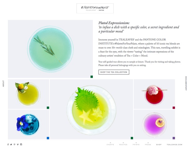 #PaletteForYourPalate: Expressions of Art and Tealeaves by TEALEAVES