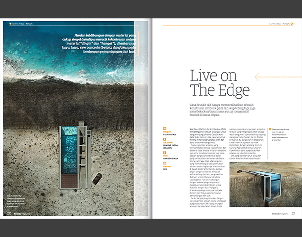 Beranda Edition 8 2016 - Living Well - Adobe - Live on the Edge by Agency Fish Indonesia