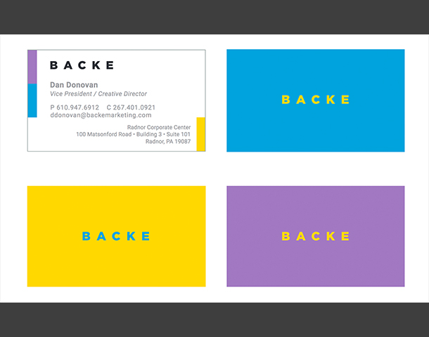 Backe Re-branding by Backe Marketing