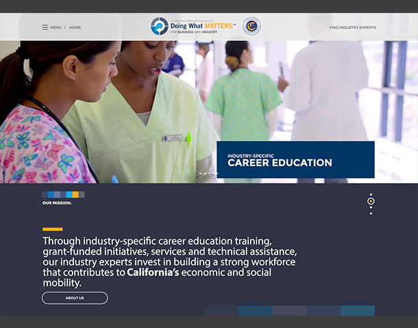 Doing What Matters for JOBS & the ECONOMY: Employer Engagement Website by Full Capacity Marketing, Inc.