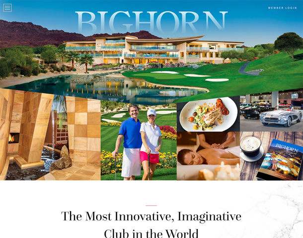 BIGHORN Golf dot com by Cord Media Company