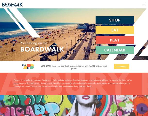 Asbury Park Boardwalk by By & Large