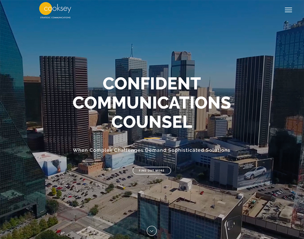 Cooksey Communications Website by Cooksey PR