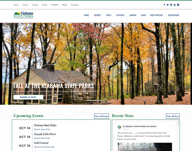 Alabama State Parks' Official Website by NIC Alabama