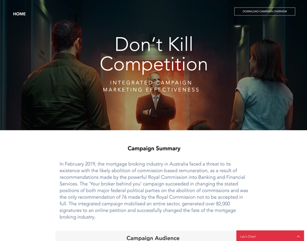 Don't Kill Competition by Redhanded
