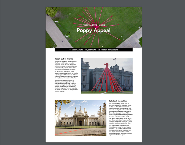 Poppy Appeal 2018 by Stellar Creative Ltd.