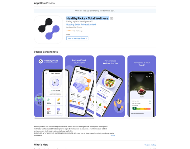 Mobile App for HealthyPicks. by GoProtoz UI UX Design Agency