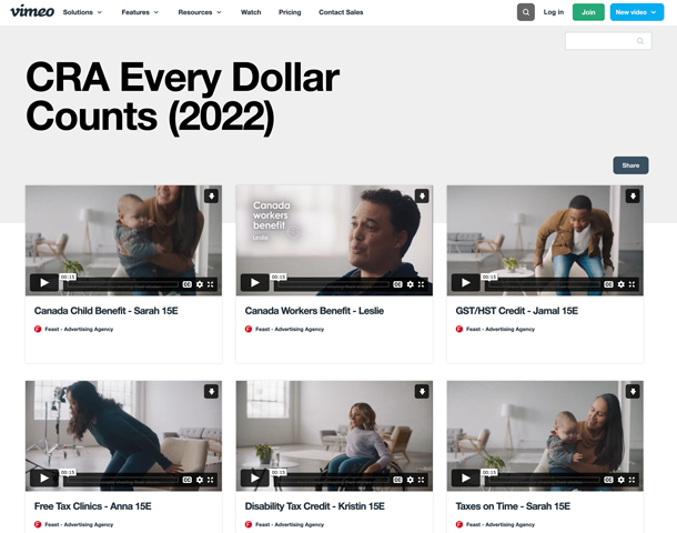 Every Dollar Counts - CRA Benefits & Credits by Feast Interactive Inc.