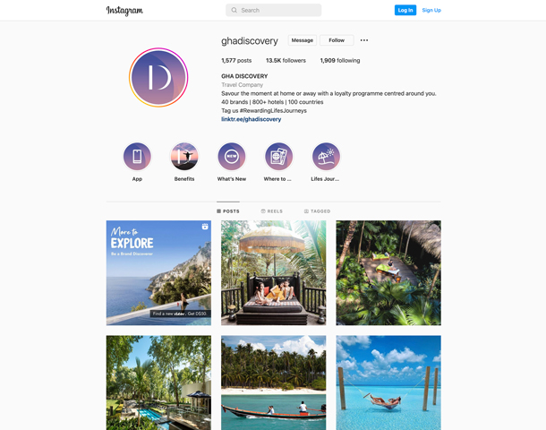 GHA DISCOVERY Instagram by Global Hotel Alliance