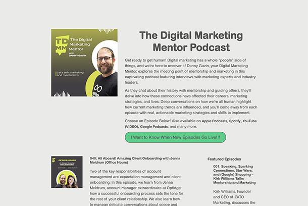 The Digital Marketing Mentor by Optidge