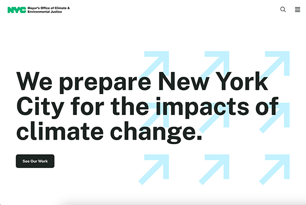 NYC Mayor's Office for Climate & Environmental Justice by Blenderbox