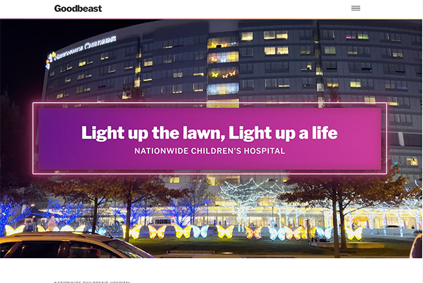 Nationwide Children's Hospital: Light Up the Lawn, Light Up a Life by Goodbeast