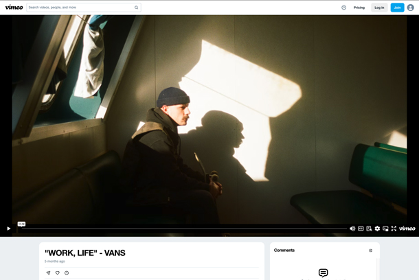 "Work, Life" by Harvest film company