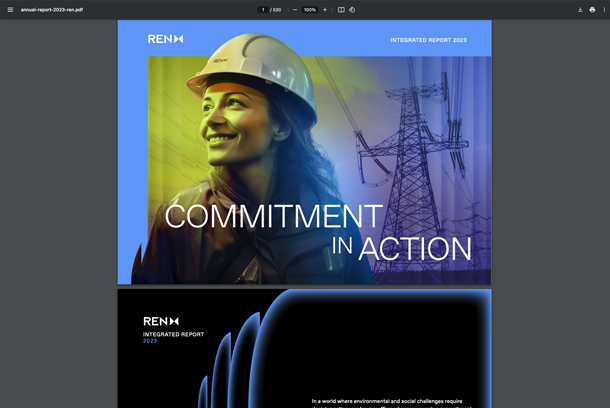 REN Integrated Report 2023 by REN PRO