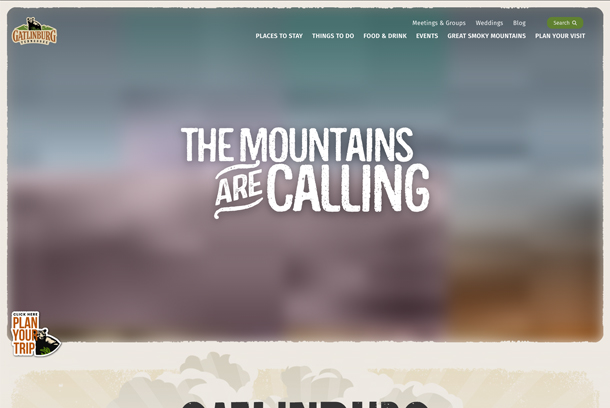 Gatlinburg Convention & Visitors Bureau Website by Simpleview, a Granicus company