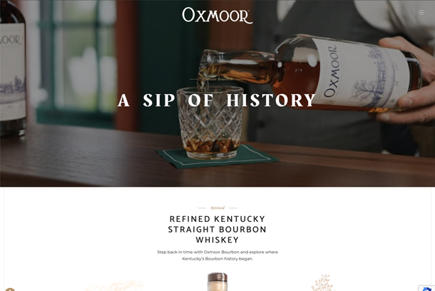 Oxmoor Bourbon Company Website by RunSwitch PR