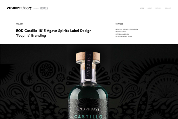 Castillo 1815 Agave Spirits Package Design by Creature Theory