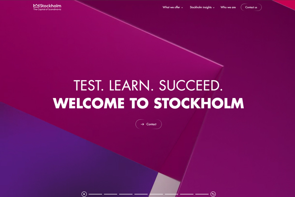 Stockholm Business Region by Fröjd Interactive