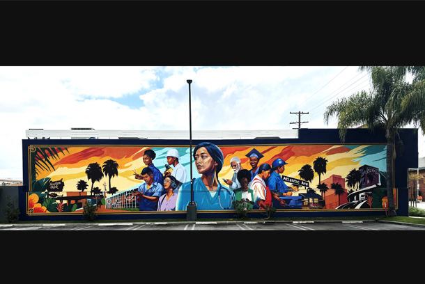 North Long Beach Higher Ed Mural by GradComm