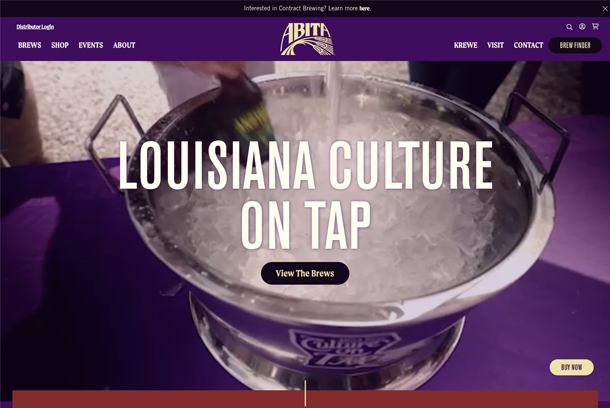 ABITA Brewing Company by Black Dog Digital