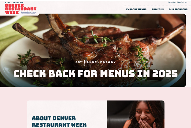Denver Restaurant Week by Black Dog Digital
