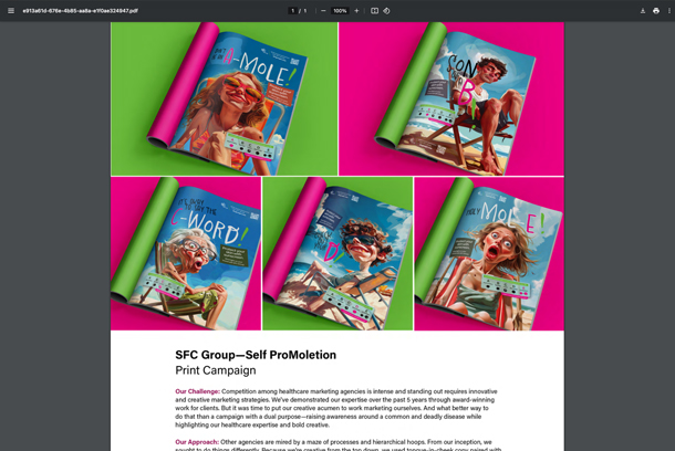 SFC Group | Self ProMoletion | | Print Campaign by SFC GROUP