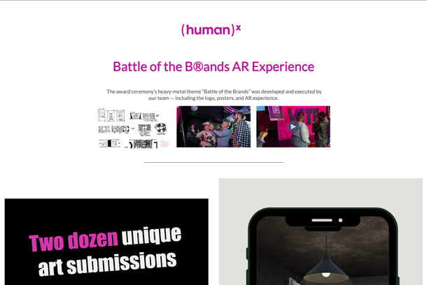 Battle of the Brands AR Experience by Leap Group