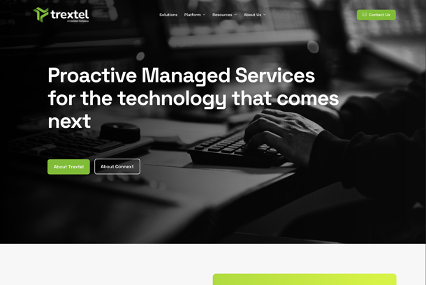Trextel Website by Carbon Design
