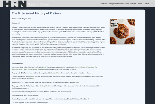 The Bittersweet History of Pralines by Heritage Radio Network