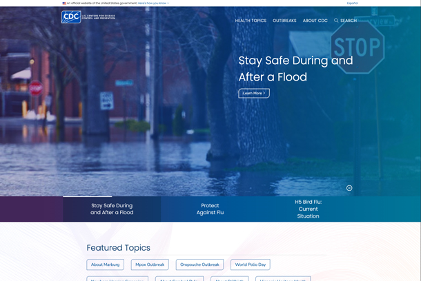 The New CDC.gov by Centers for Disease Control and Prevention