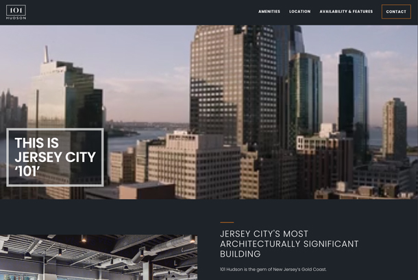 101 Hudson Website by Splendor Design