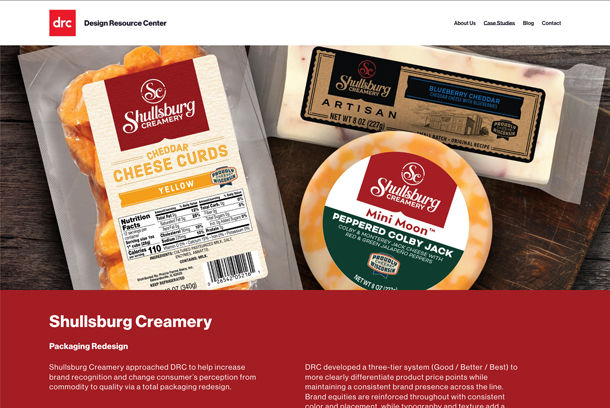 Shullsburg Creamery Packaging Redesign by Design Resource Center