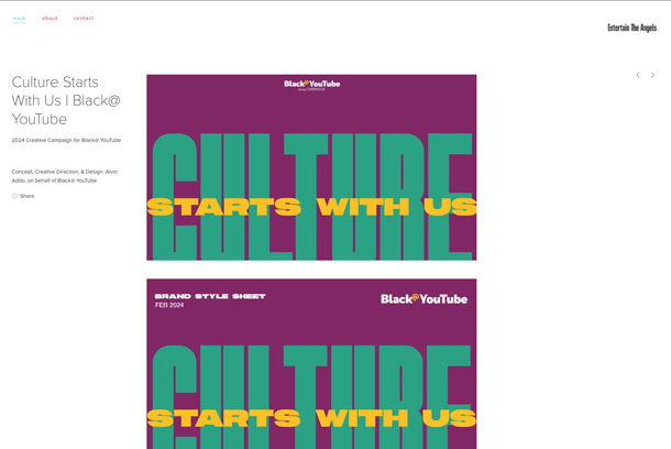 Black@ YouTube: Culture Starts With Us by Entertain The Angels