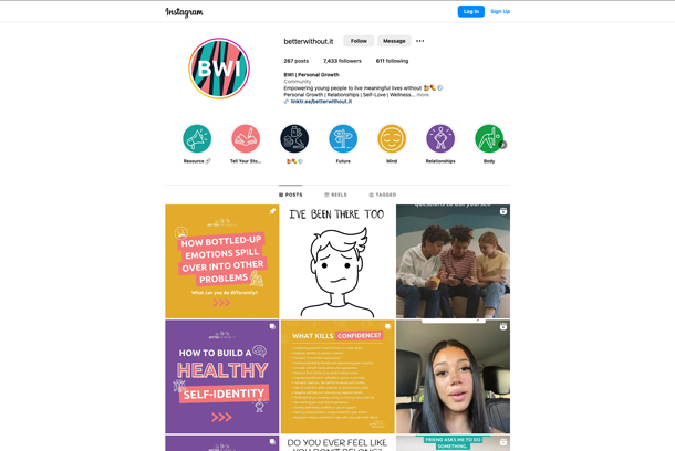 Better Without It Campaign : Instagram Page by CTS { agency