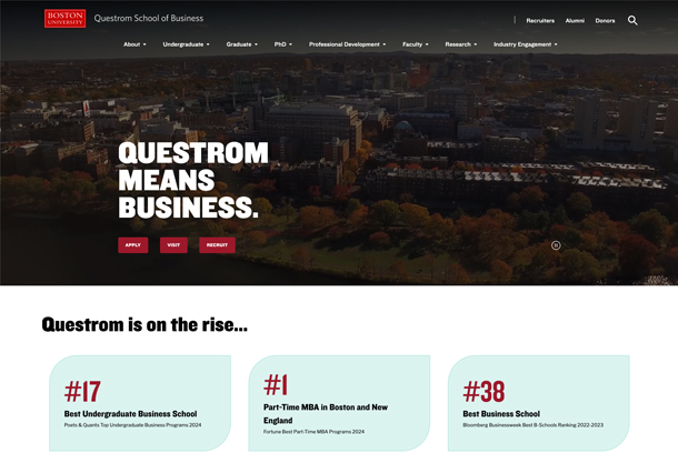 Boston University Questrom by Amp