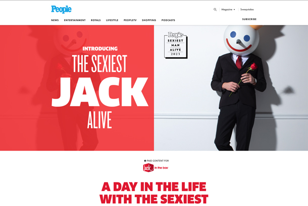 People’s Sexiest Jack Alive by Jack in the Box