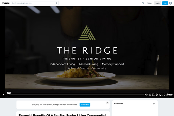 Financial Benefits of Senior Living by The Ridge Senior Living