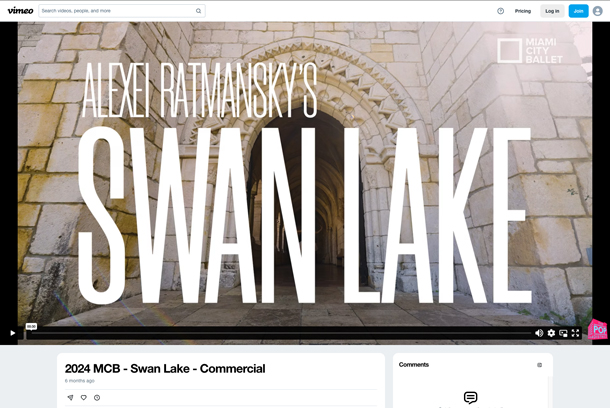 2024 Miami City Ballet - Swan Lake by The Warhol Creative