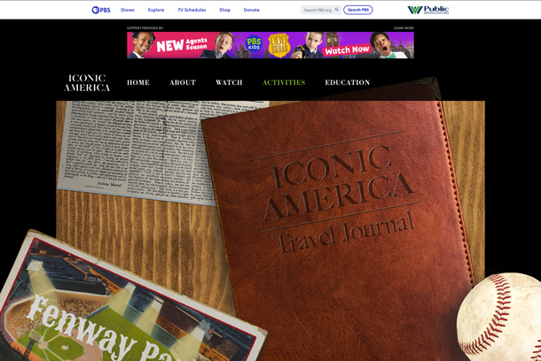 WETA/PBS Iconic America - Take A Trip: Travel Journal by Baker & Hill