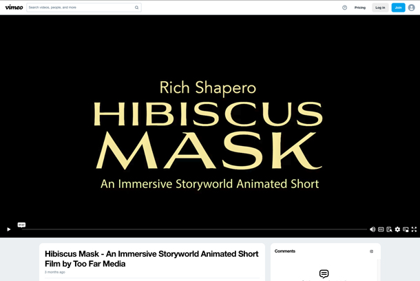 Hibiscus Mask - An Immersive Storyworld by TooFar Media