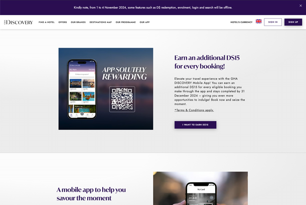 GHA DISCOVERY App by Global Hotel Alliance