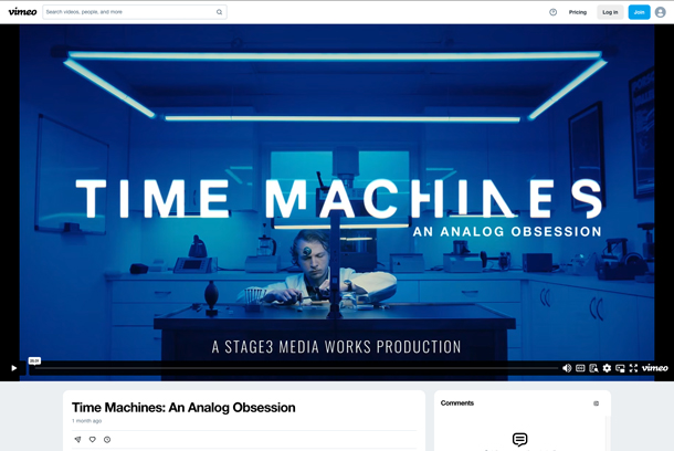 Time Machines: Analog Obsession by Stage3 Agency