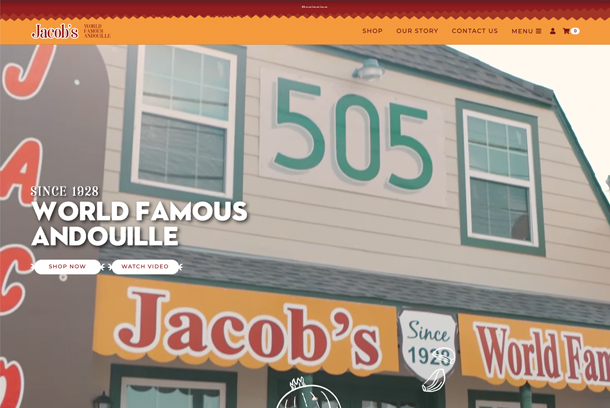 Jacob's Andouille by Anntoine Marketing and Design