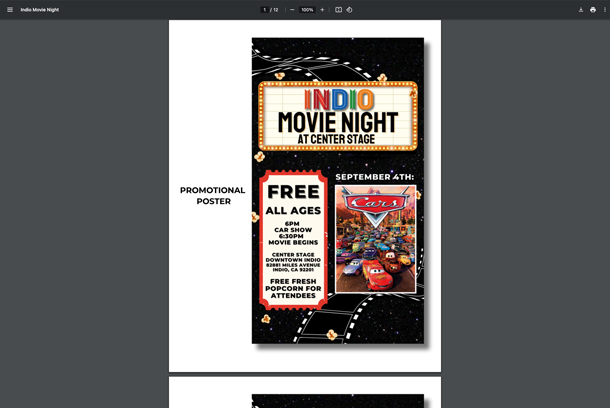 Indio Movie Night by City of Indio