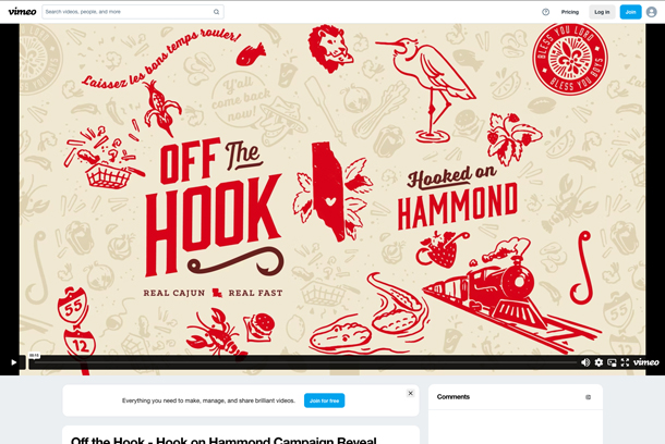 Off the Hook - Hooked on Hammond by Anntoine Marketing and Design