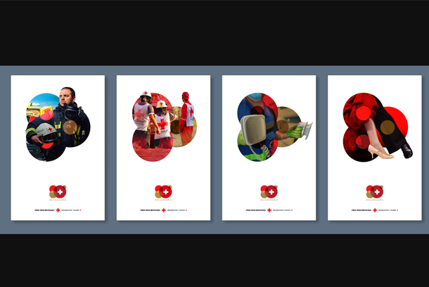 Red Cross 80th Anniversary Poster series by Freaner Creative
