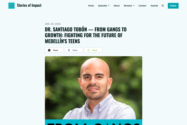 Stories of Impact: From Gangs to Growth Fighting for the Future of Medellín's Teens by Talkbox Productions