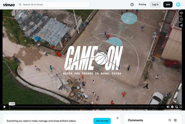 Game On: Hoops and Dreams in Rural China by Blue Chalk Media