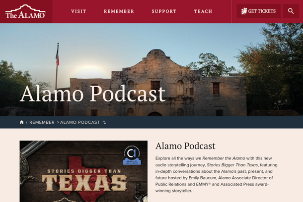 Stories Bigger Than Texas: The Alamo Podcast by The Alamo